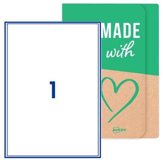 blank labels paper self adhesive permanent 40mm round