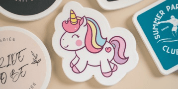 Bedrukte losse stickers