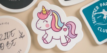 Bedrukte losse stickers