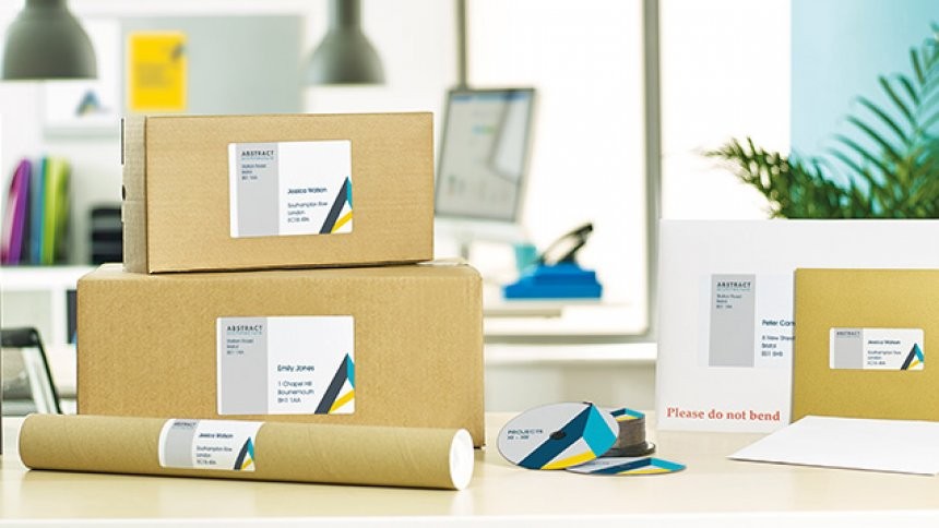 Avery adresetiketten voor enveloppen, brieven, pakketjes en CD's