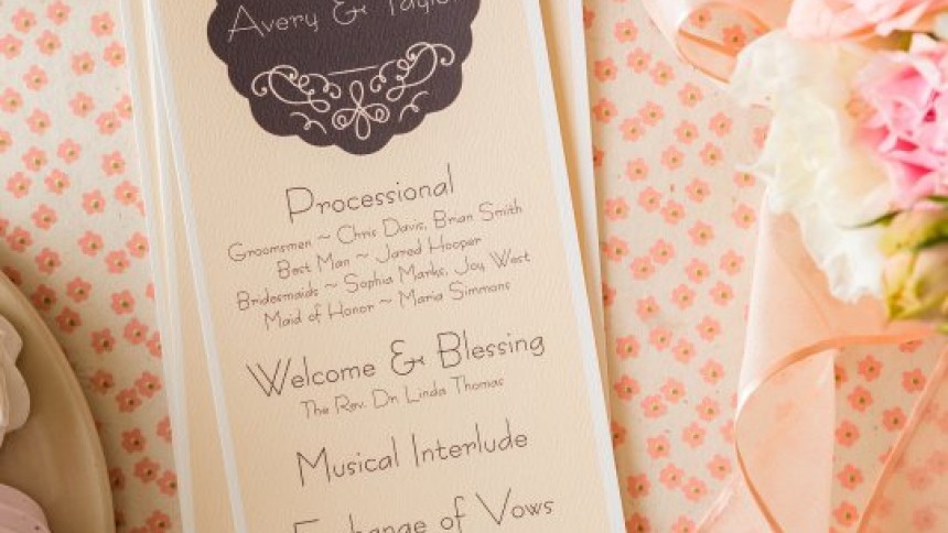 Gratis Avery Designs voor bruiloft