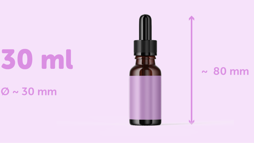 Cosmetica druppelflesje 30ml