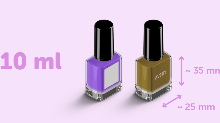Nagellakflesjes 10 ml