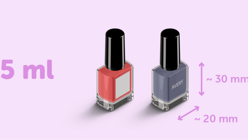 Nagellak flesjes 5ml