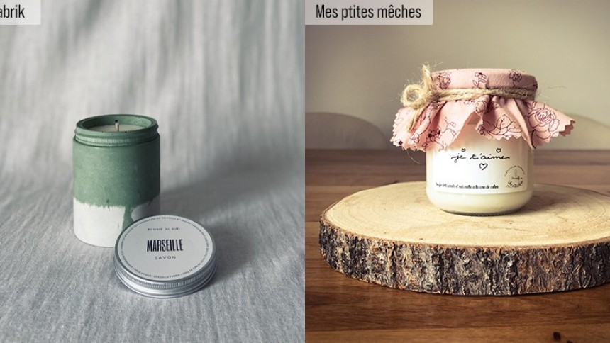Polyester etiketten voor kaarsen met matte afwerking