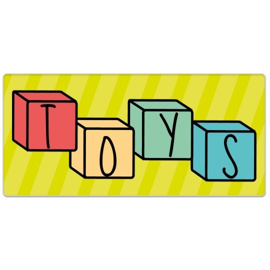 Gratis designs en ontwerpen van speelgoed, opruimen, huishoudenvoor stickers en etiketten voor thuis.