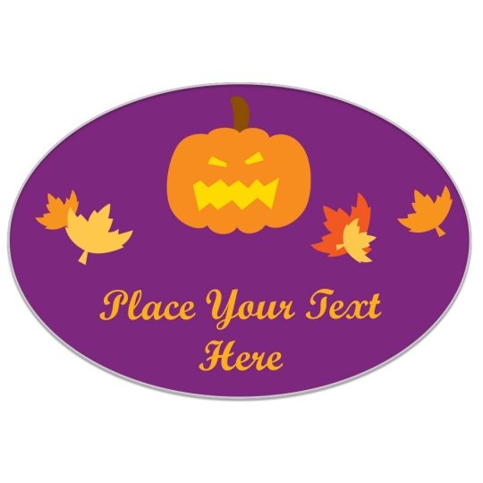 Avery Halloween designs en ontwerpen voor stickers en etiketten. Lampion, pompoen.