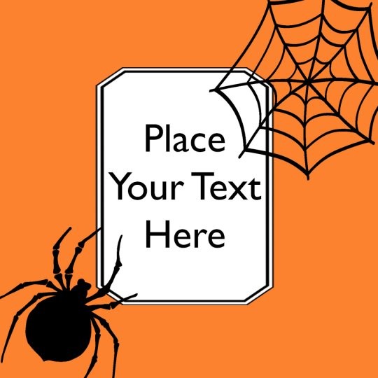 Avery Halloween designs en ontwerpen voor stickers en etiketten. Spin, web.