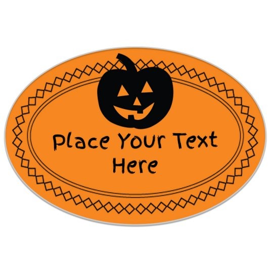 Avery Halloween designs en ontwerpen voor stickers en etiketten. Pompoen
