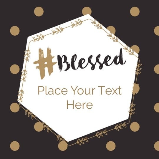 Avery gratis ontwerpen en deisgns met Blessed voor kerst stickers en etiketten.