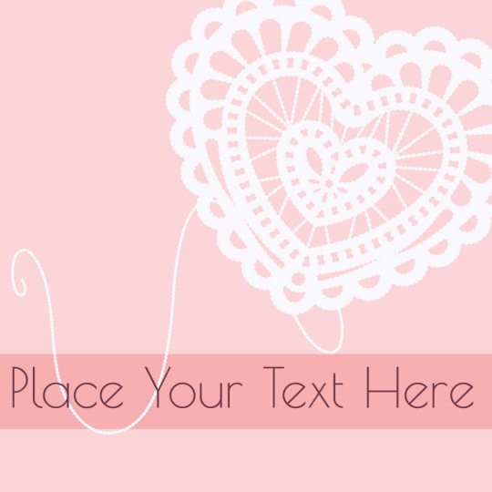 Gratis Valentijn ontwerpdesign in roze/wit met hartmotief