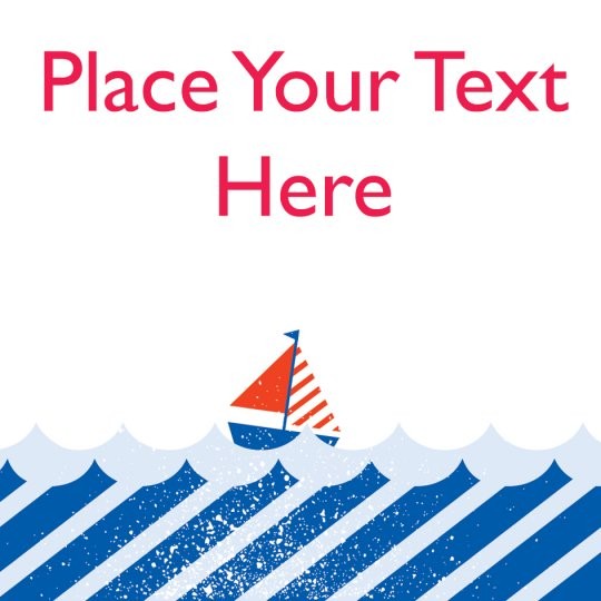 Avery zomerse ontwerpen voor stickers en etiketten. Design met zee, zeilboot.