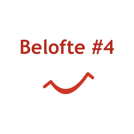belofte 4 - Satisfaction guaranteed