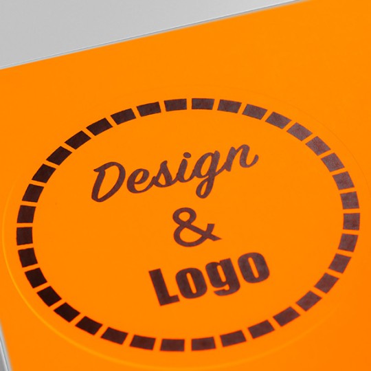 Neon oranje papier