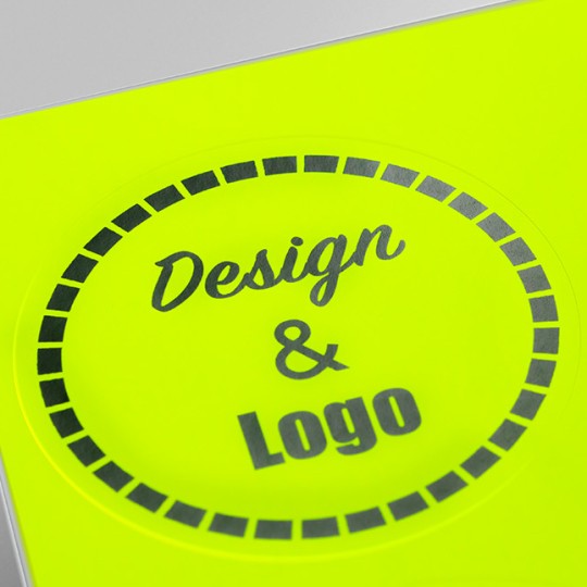 Neon geel papier