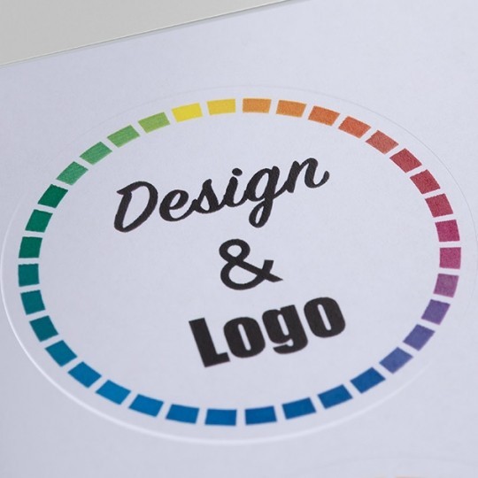labels material standard white matt