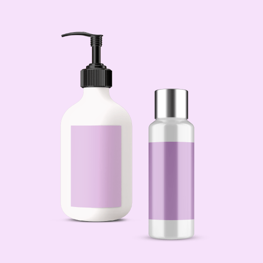 overzicht cosmetica verpakkingen
