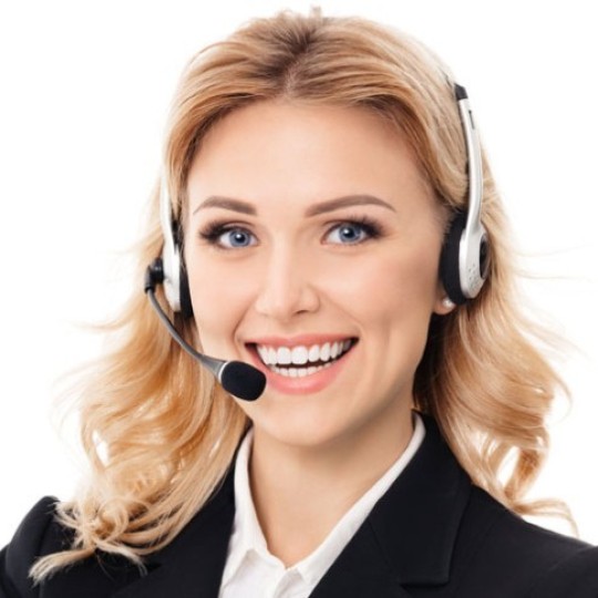 Avery Consumentenservice- dame met headset