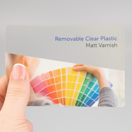 WEPRINT transparante verwijderbare folie met matte lak
