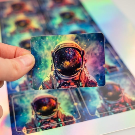 Holografisch materiaal astronaut