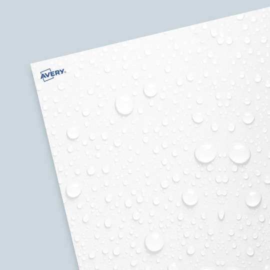 vel papier mat water en vriezer bestendig