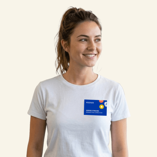 Bedrukte zelfklevende naambadges