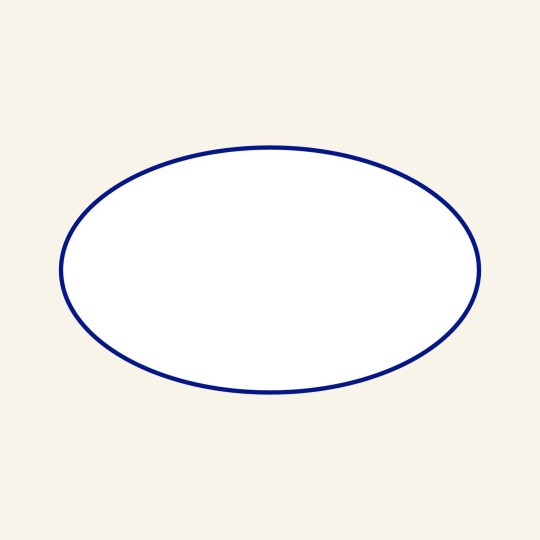 ovale etiketten