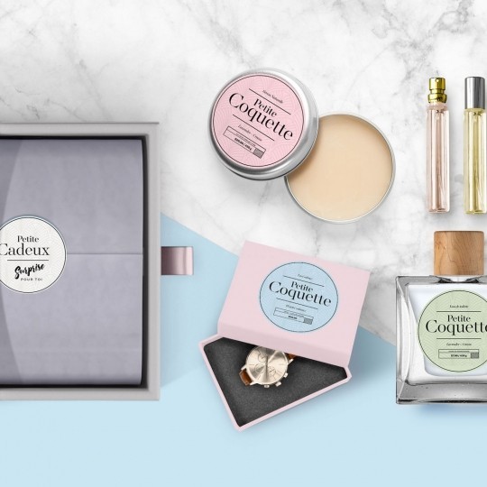 rond etiket voor cosmetica