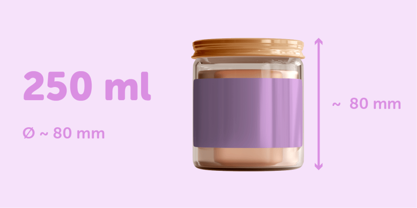 Cosmetica-pot 500ml met omwikkeld etiket