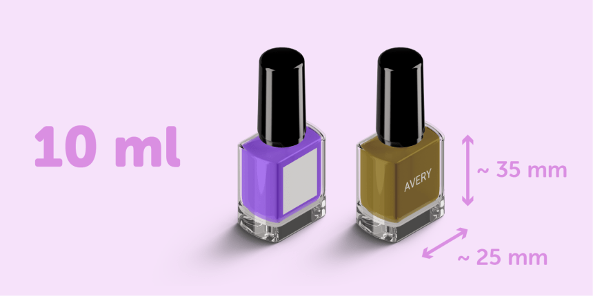 Nagellakflesjes 10 ml