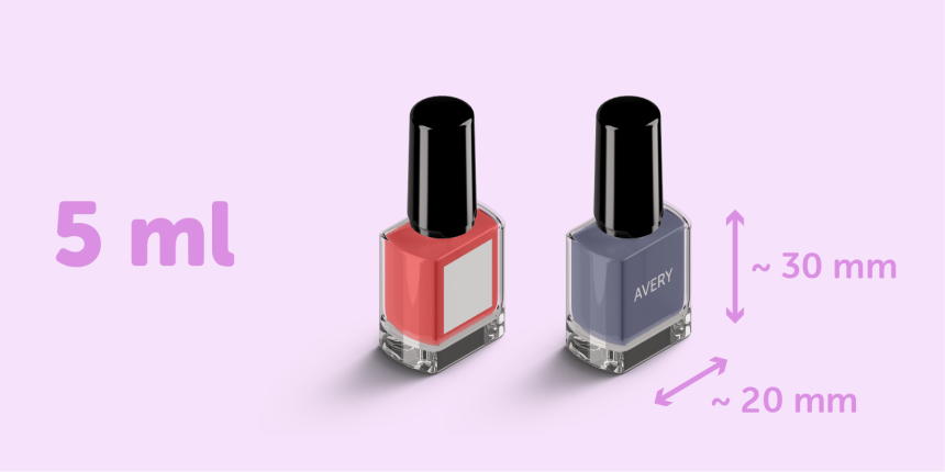Nagellak flesjes 5ml