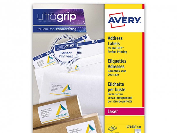 Etiketten printtips, advies. Etiketten software en printer instellingen. Echte Avery producten