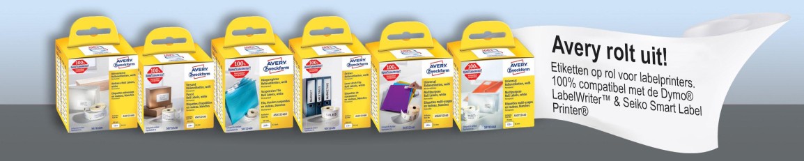 etiketten op rol voor labelprinters