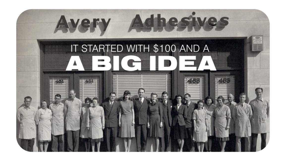 A big idea and a loan was how the story started for Avery A big idea and a loan was how the story started for Avery