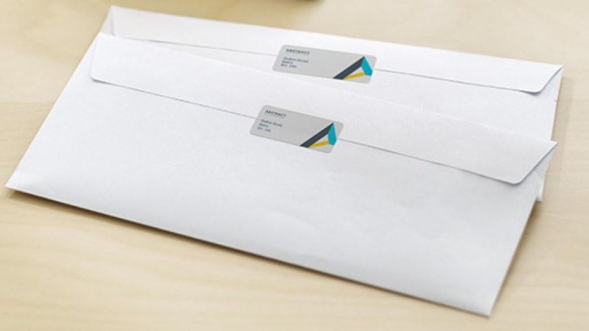 Avery mini retouretiketten voor enveloppen en brieven