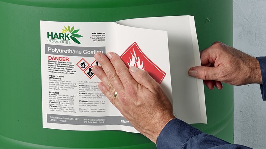 Ultra resistente GHS etiketten