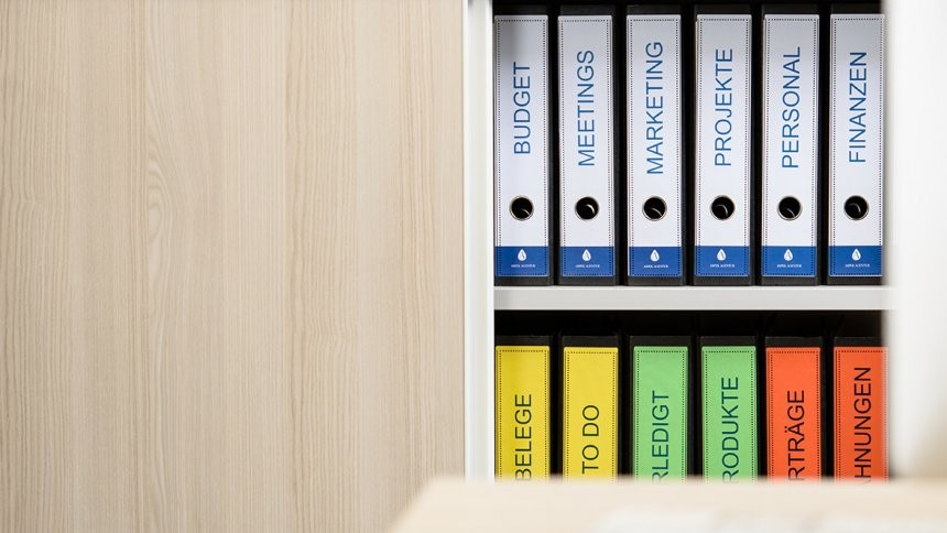Orderrugetiketten maken Avery organiseren