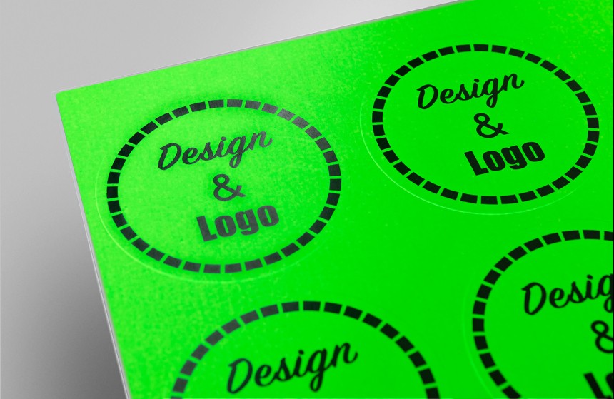 Neon groen papier