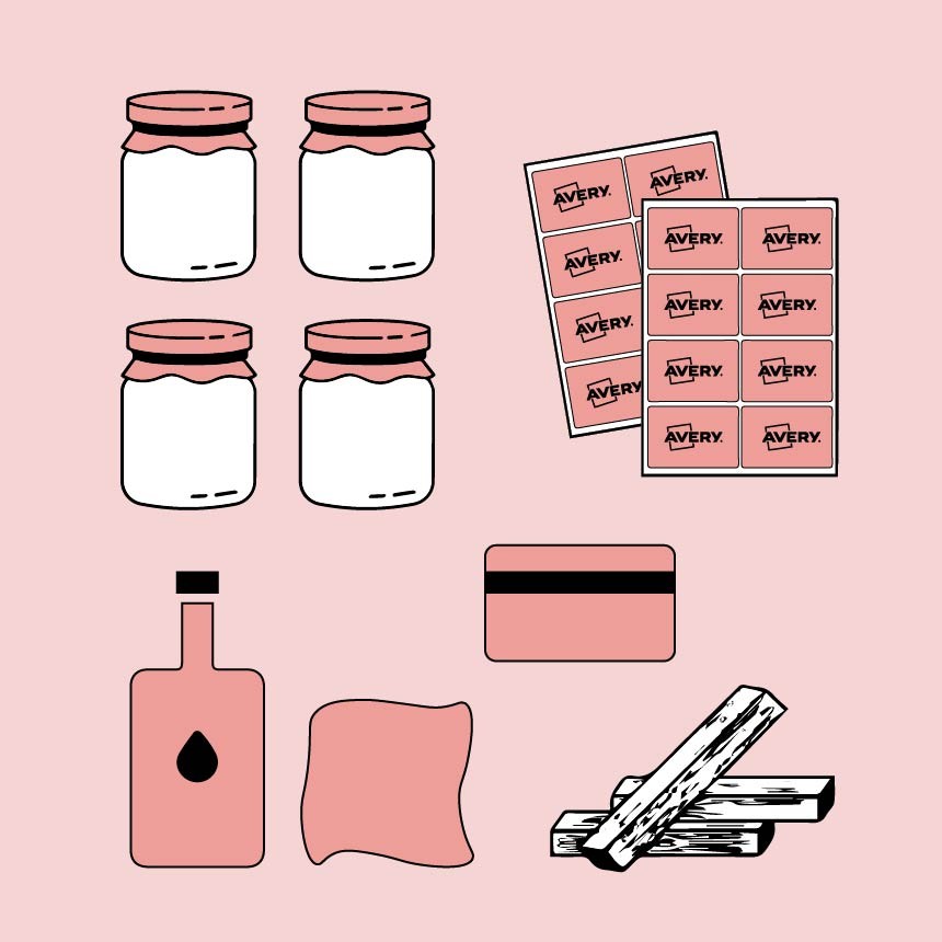Benodigdheden voor het aanbrengen van etiketten