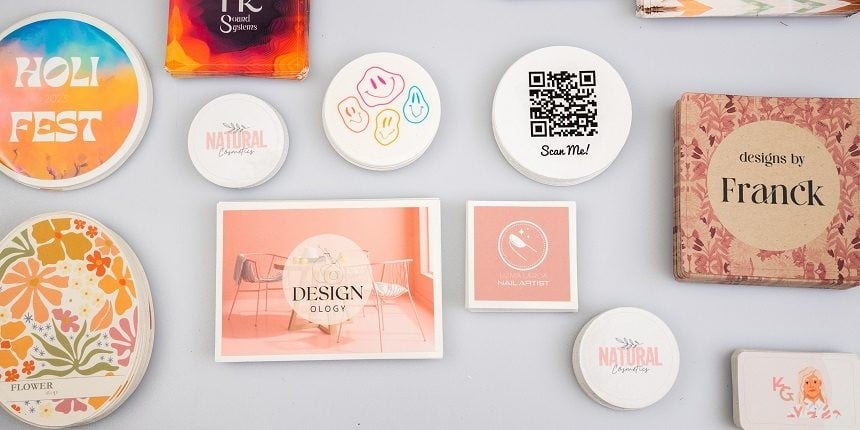 Materialen weprint stickers