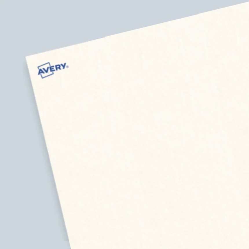 Crèmekleurig papier met structuur vel