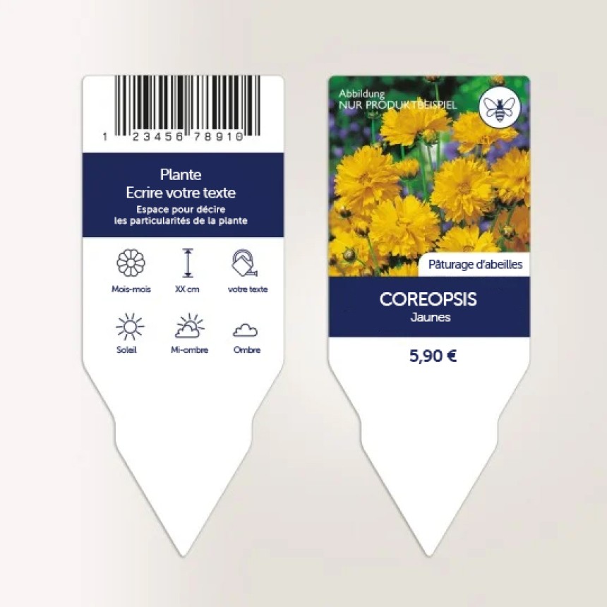 Steeketiket voor planten