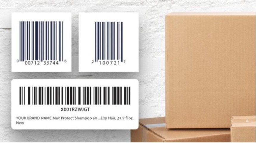 Voorbeelden barcodes op etiketten