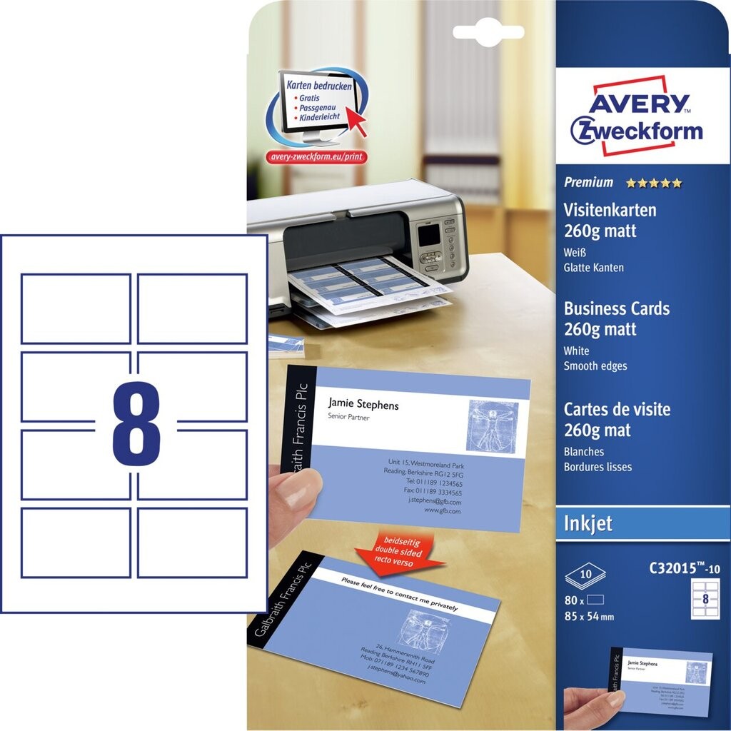 Visitekaartjes | C32015-10 | Avery