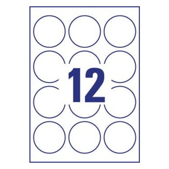 Productetiketten L7104REV-20 Ø 60 mm