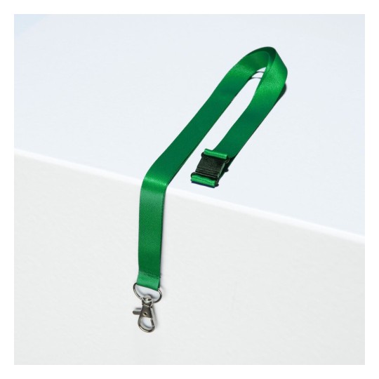 gerecyclede Lanyards van 100% gerecylced kunststof, groen 4842G