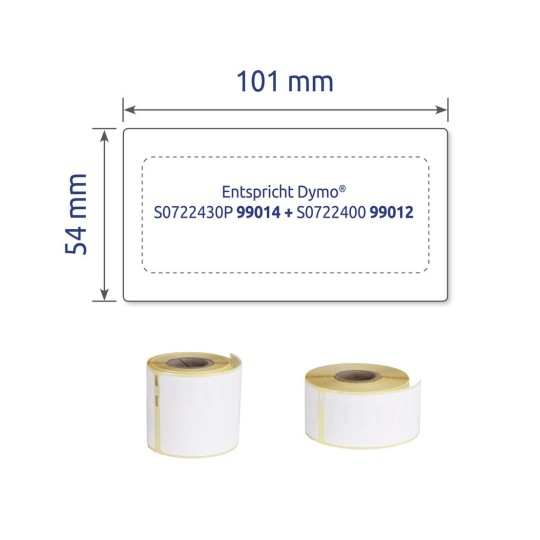 Etiketten op rol AS0722430 36 x 89 mm