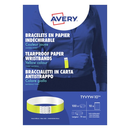 Scheurvrije Tyvek® polsbandjes TYVYW-10