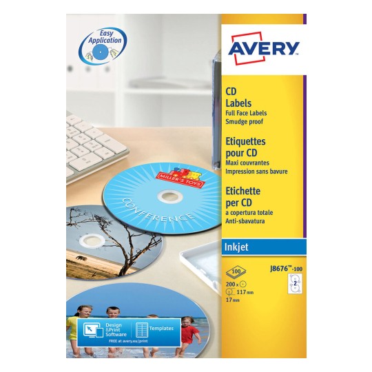 CD etiketten J8676-100
