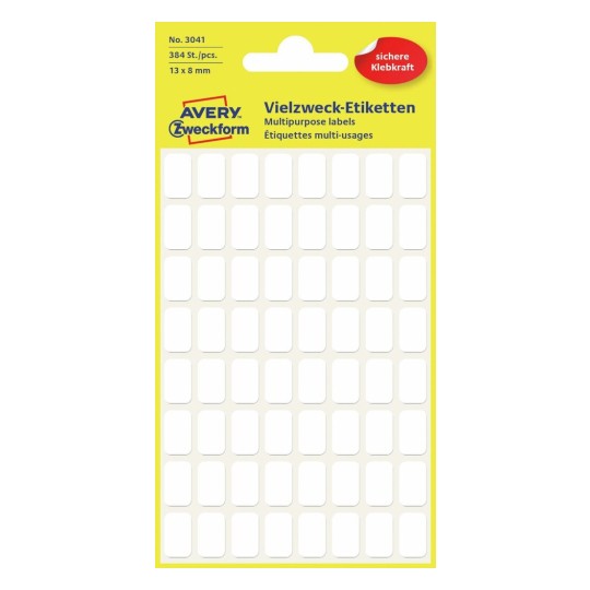 Handbeschrijfbare etiketten 3041